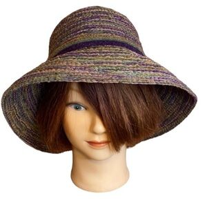 Facinie Wide Brim Colourful Sun Hat